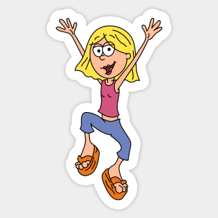 Lizzie Cartoon Sticker